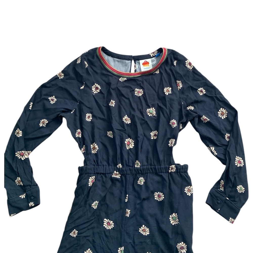 Anthropologie Farm Rio Cutout Jumpsuit in Floral Pattern - Picture 4 of 9